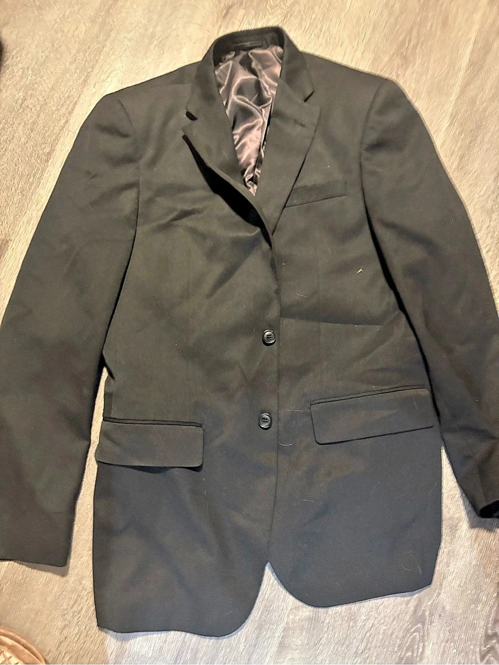 Massimo Moda Collezione Men's Black Blazer Size 46